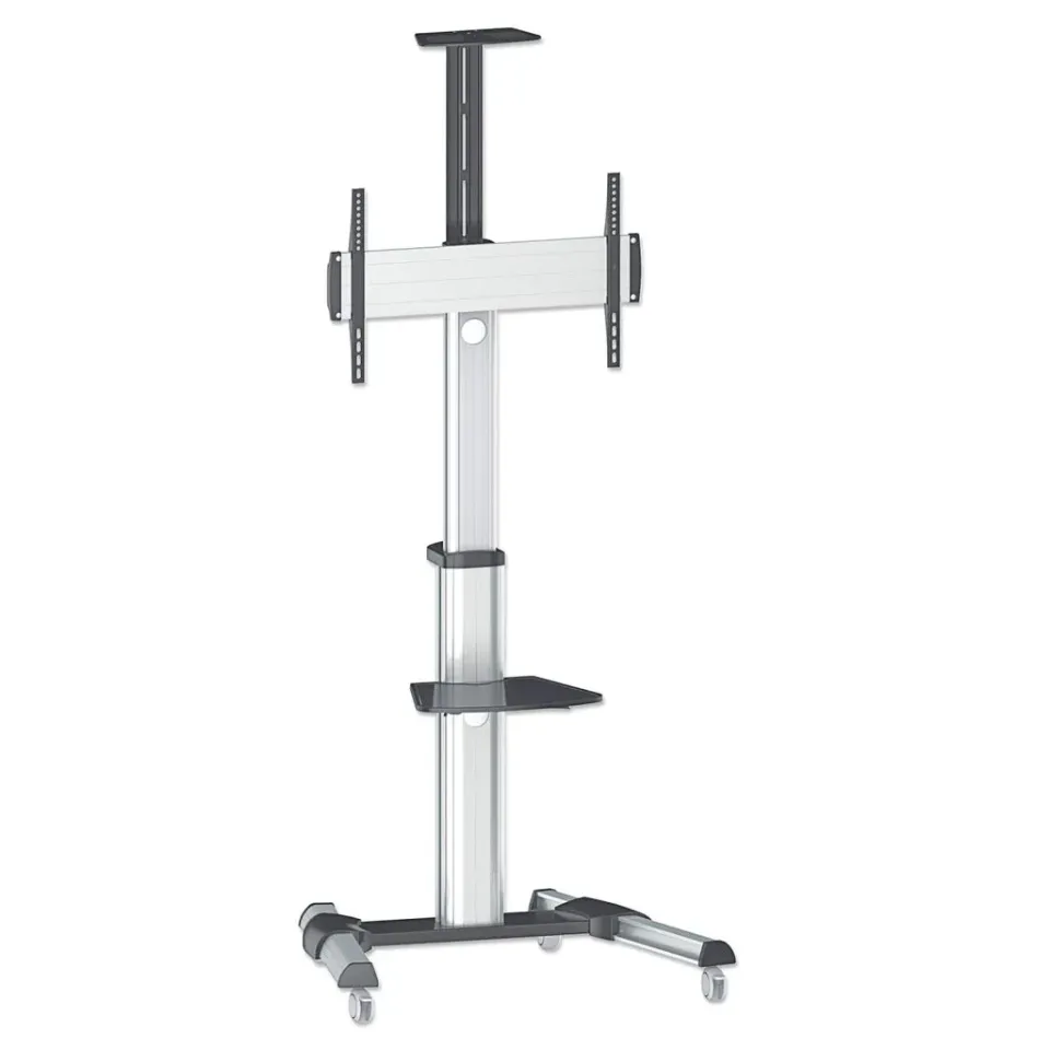 MANHATTAN Stojan TV, multifunkční (-12° ~ 5°, 37"-70", max. 50kg) černo-stříbrné