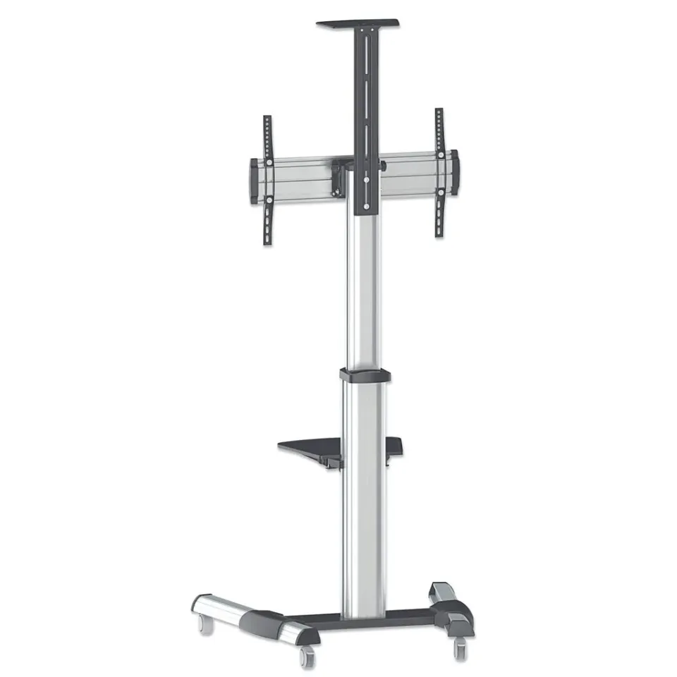MANHATTAN Stojan TV, multifunkční (-12° ~ 5°, 37"-70", max. 50kg) černo-stříbrné
