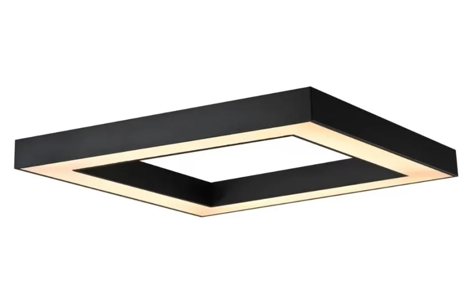 IMMAX NEO CANTO SLIM SMART stropní svítidlo 80 x 80cm 60W, černé, Zigbee 3.0, TUYA