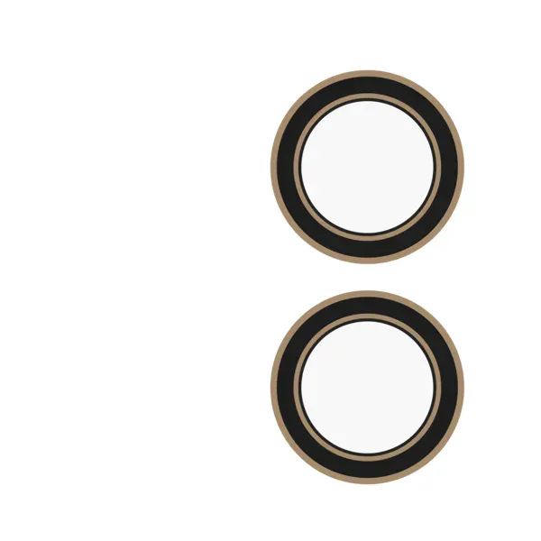 ZAGG Ochranná čočka Premium pro Apple iPhone 17/16/16+ - zlatá třpytka