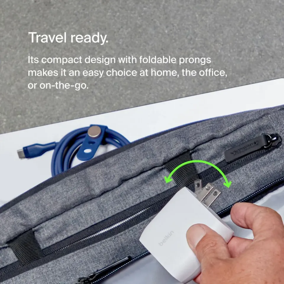 Belkin BOOST CHARGE Duální 60W USB-C Power Delivery PPS nástěnná nabíječka, bílá