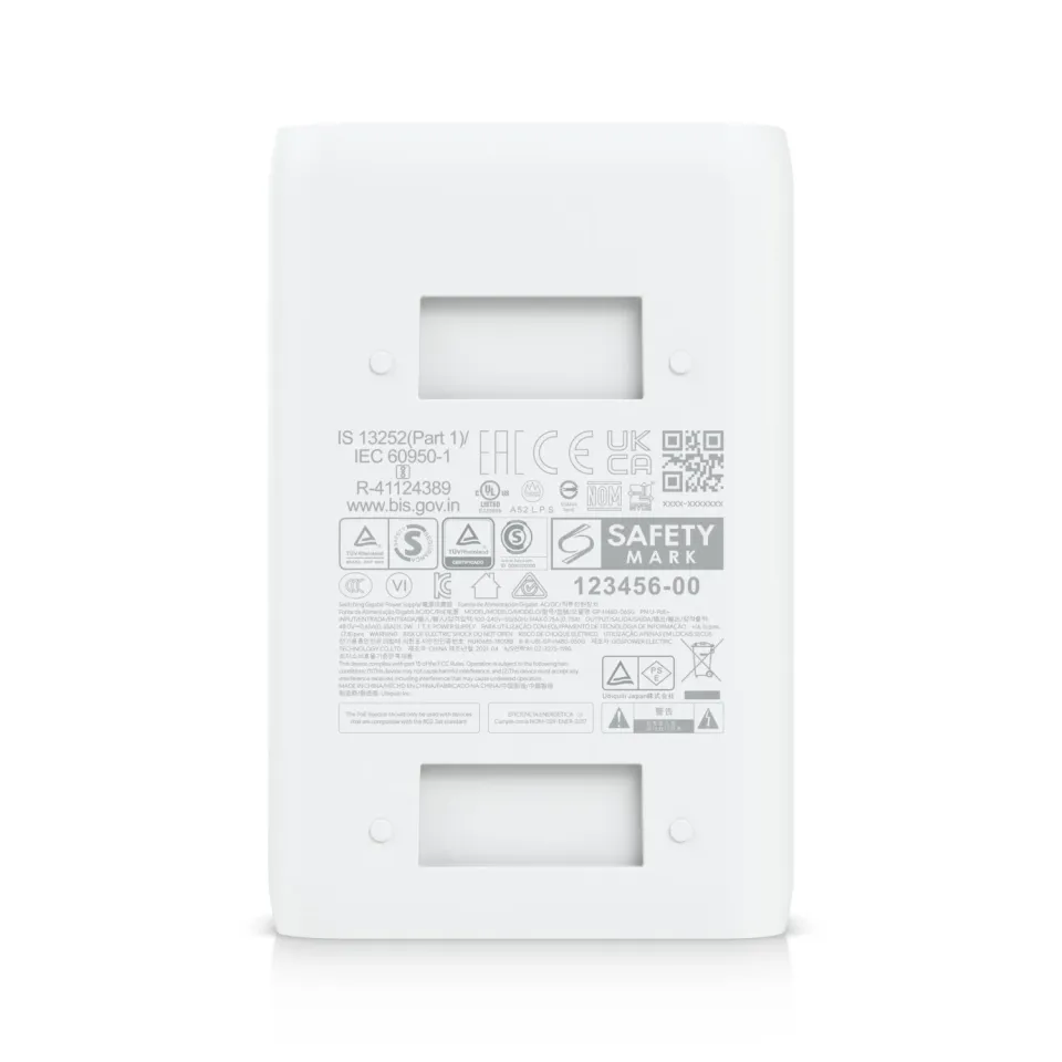 UBNT U-PoE+ - Gigabitový PoE injektor 48V/0,65A (30W)