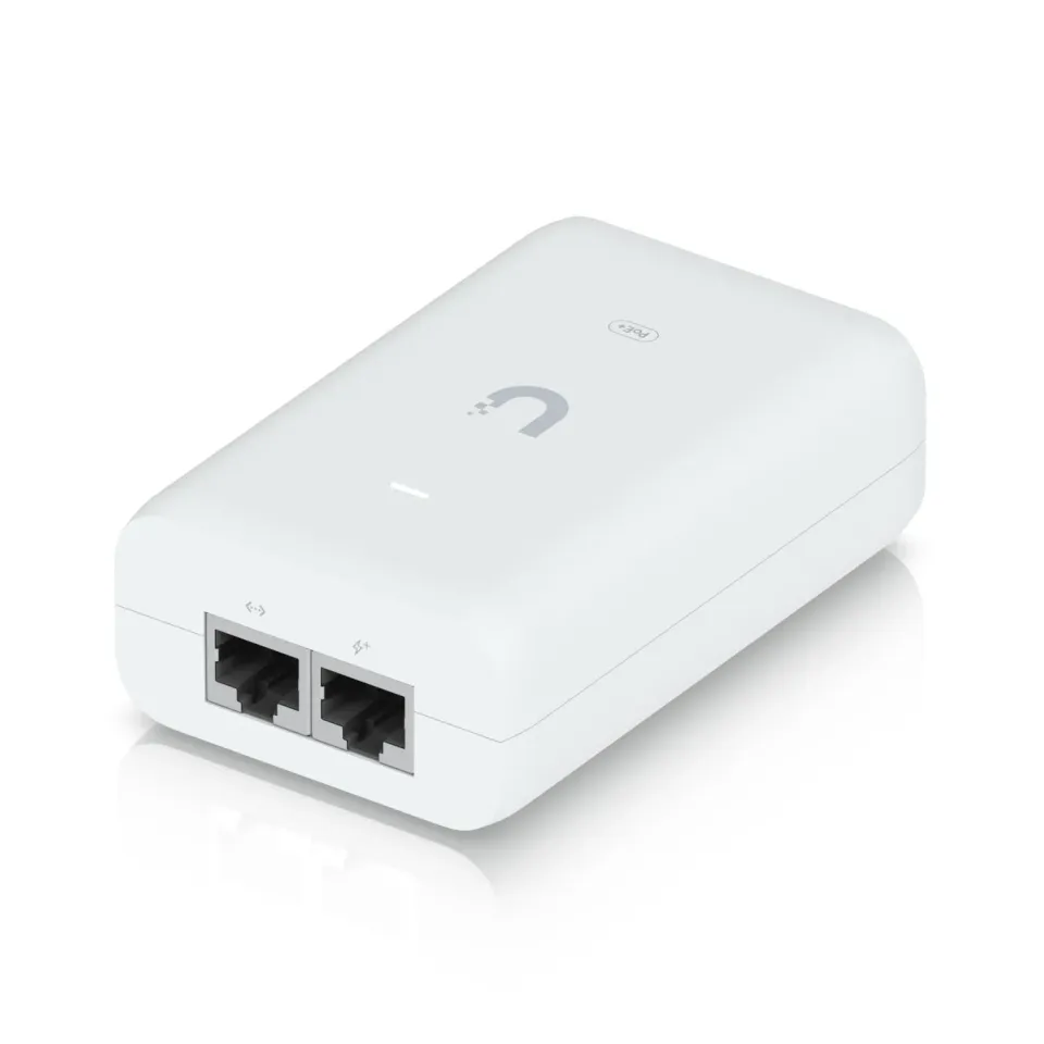 UBNT U-PoE+ - Gigabitový PoE injektor 48V/0,65A (30W)