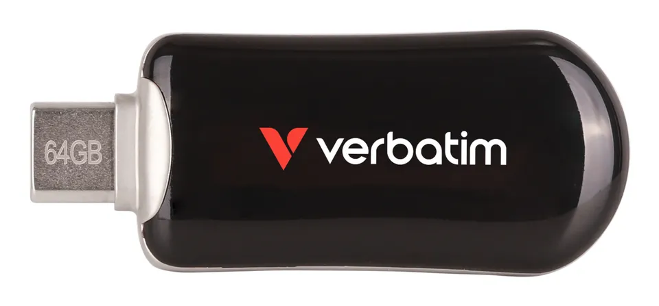 VERBATIM Plectra 64GB USB-C 3.2 Gen 1 černá