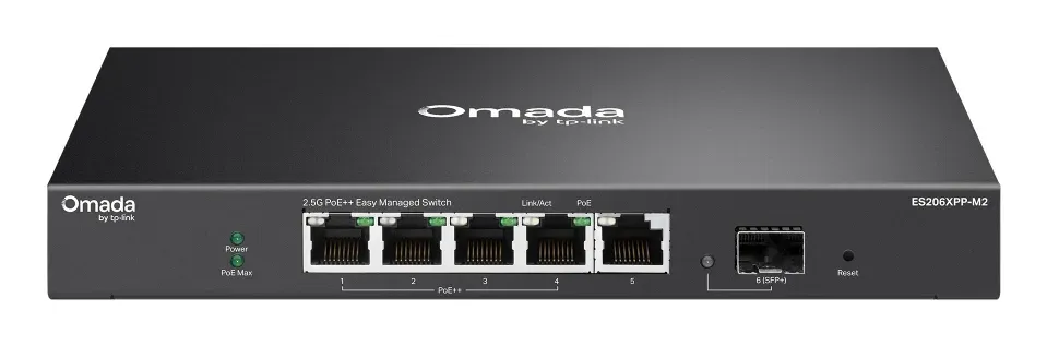 TP-Link ES206XPP-M2 Eas.Man.Sw. Omad 8x2.5GB+2xSFP