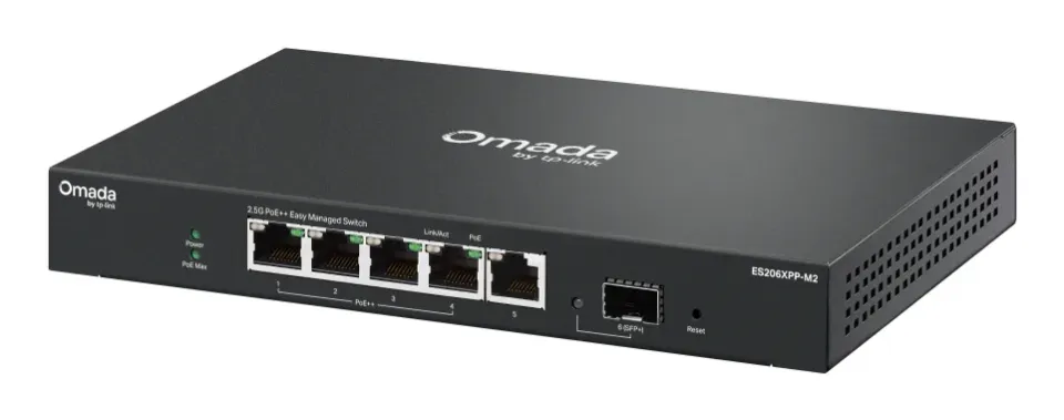 TP-Link ES206XPP-M2 Eas.Man.Sw. Omad 8x2.5GB+2xSFP