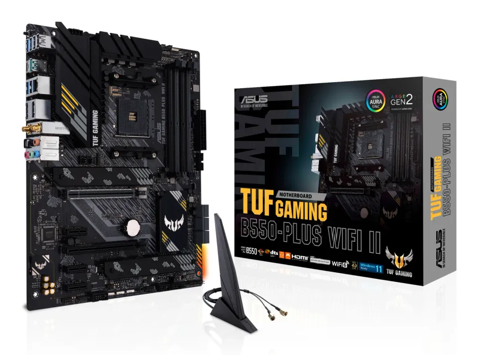 ASUS MB TUF GAMING B550-PLUS WIFI II soc.AM4 B550 DDR4 ATX M.2 HDMI DP WIFI