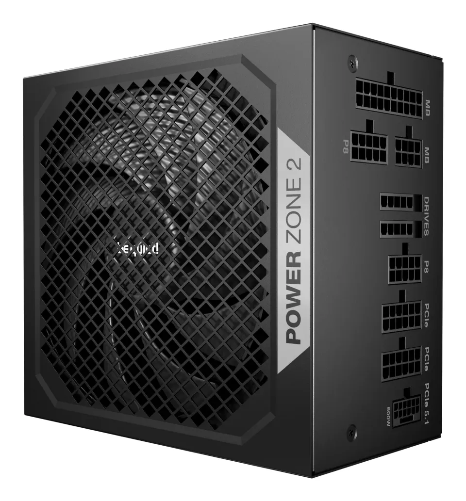 Be quiet! / zdroj POWER ZONE 2 850W / ATX 3.1 / 140mm fan / částečně pasivní / 80 PLUS Platinum