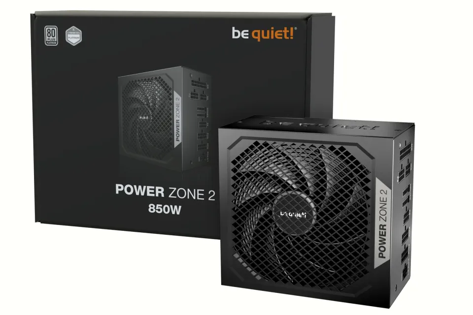 Be quiet! / zdroj POWER ZONE 2 850W / ATX 3.1 / 140mm fan / částečně pasivní / 80 PLUS Platinum