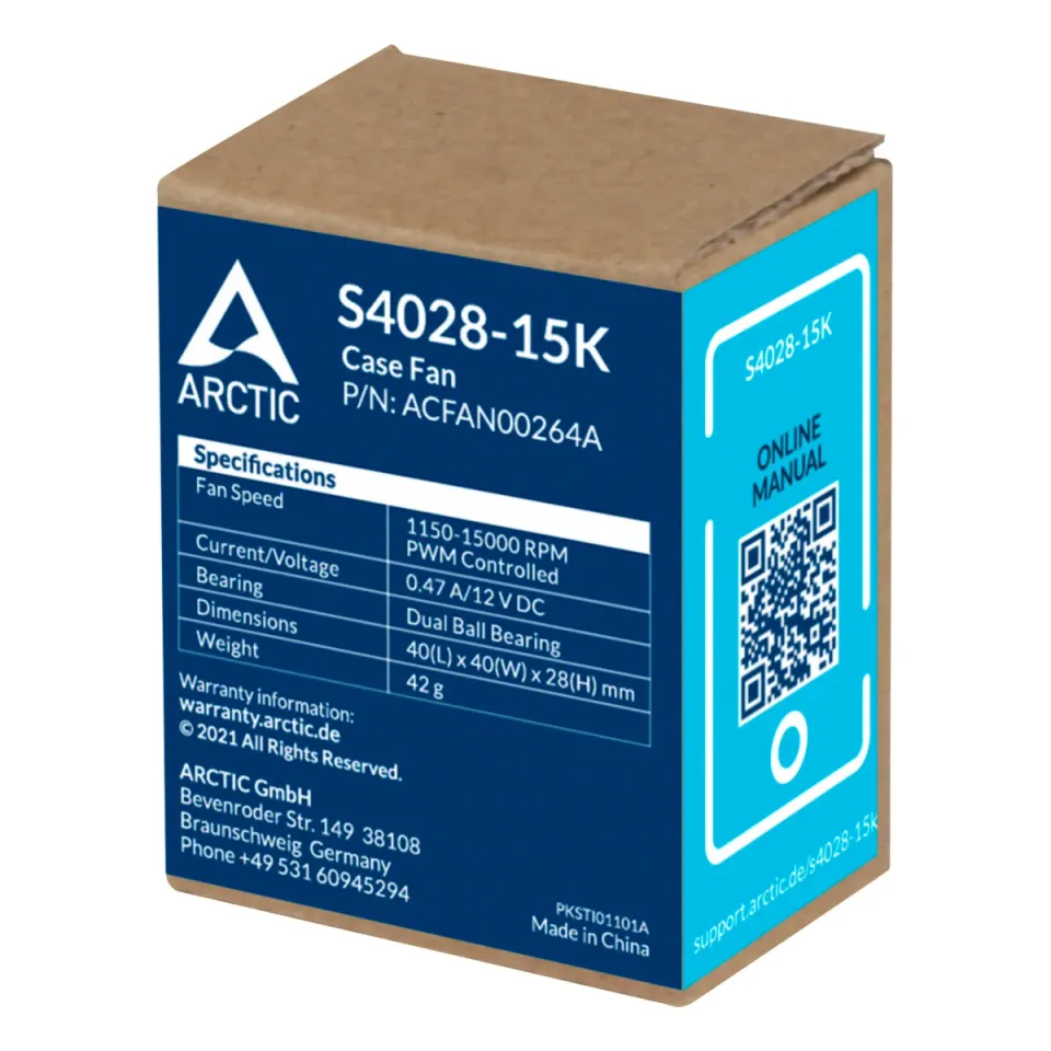 ARCTIC S4028-15K ventilátor - 40mm