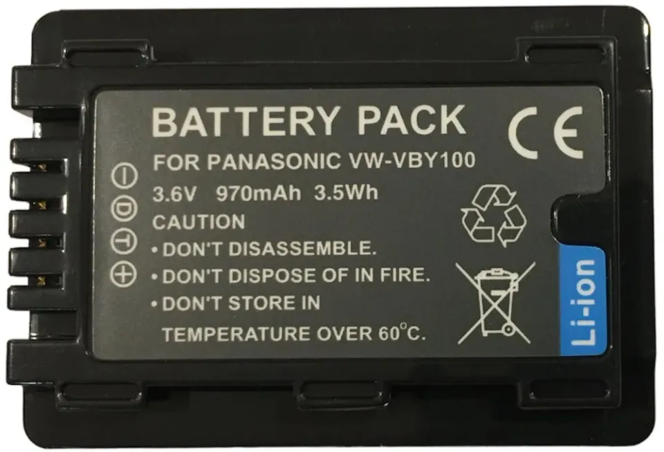 TRX baterie Panasonic VW-VBY100 - 970mAh