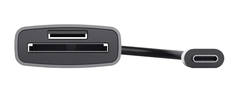 TRUST čtečka paměťových karet DALYX Fast, externí, USB-C, 8cm