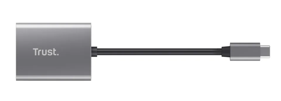 TRUST čtečka paměťových karet DALYX Fast, externí, USB-C, 8cm