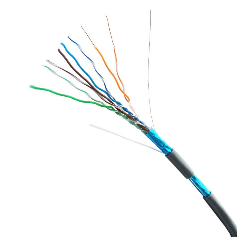 Metráž DATACOM FTP drát CAT5E LSOH,Eca 100m šedý
