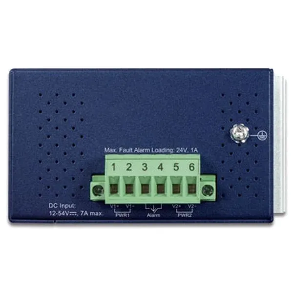 Planet IXT-900-1X1T průmyslový konvertor 1x 10G Base-T / SFP+ 10GBase-X, IP40, -40~75°C, dual power, SNMP