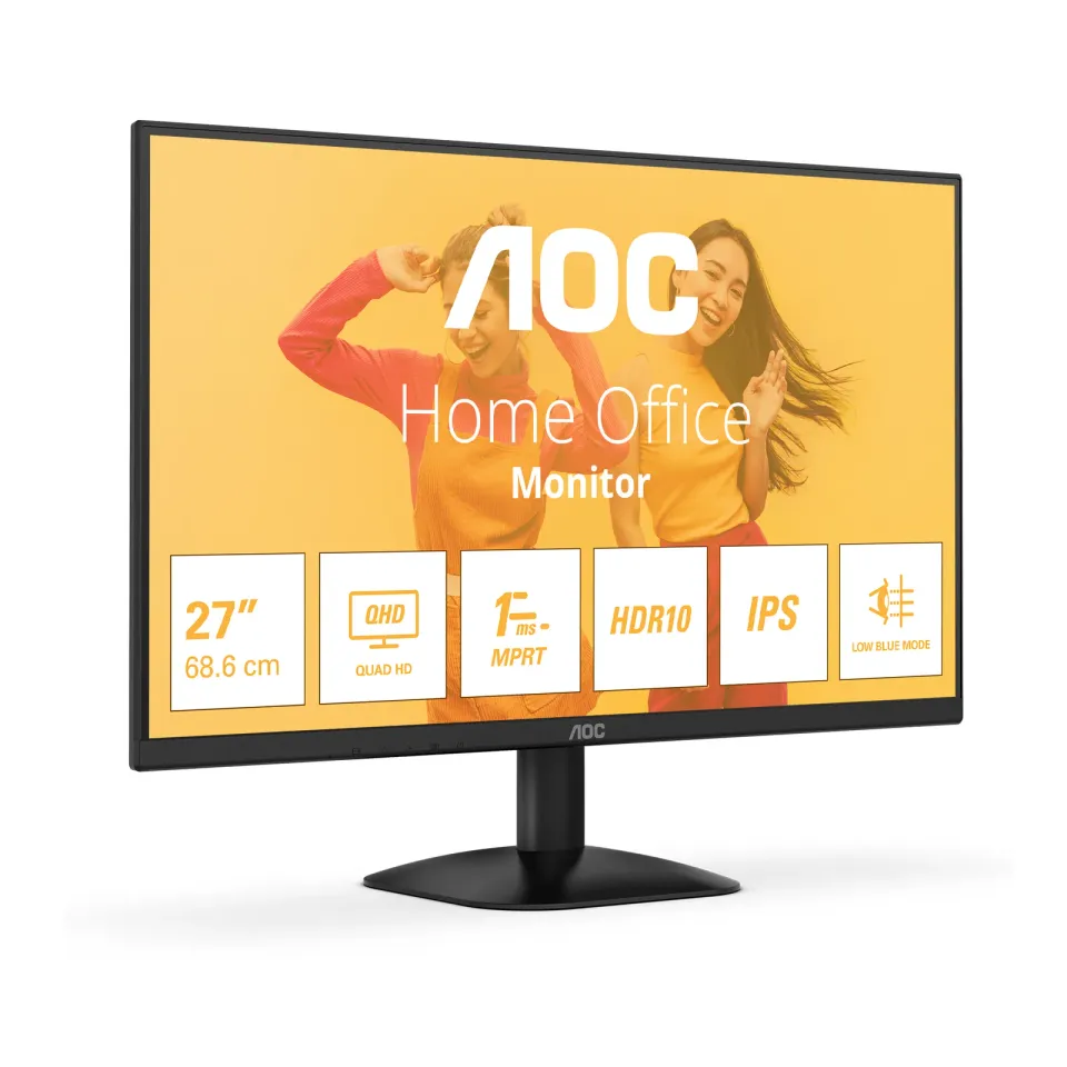 AOC/Q27B35E/27"/IPS/QHD/75Hz/4ms/Černá/3R