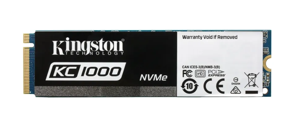 Kingston Flash SSD 960GB KC1000 PCIe Gen3 x 4, NVMe (M.2 2280)