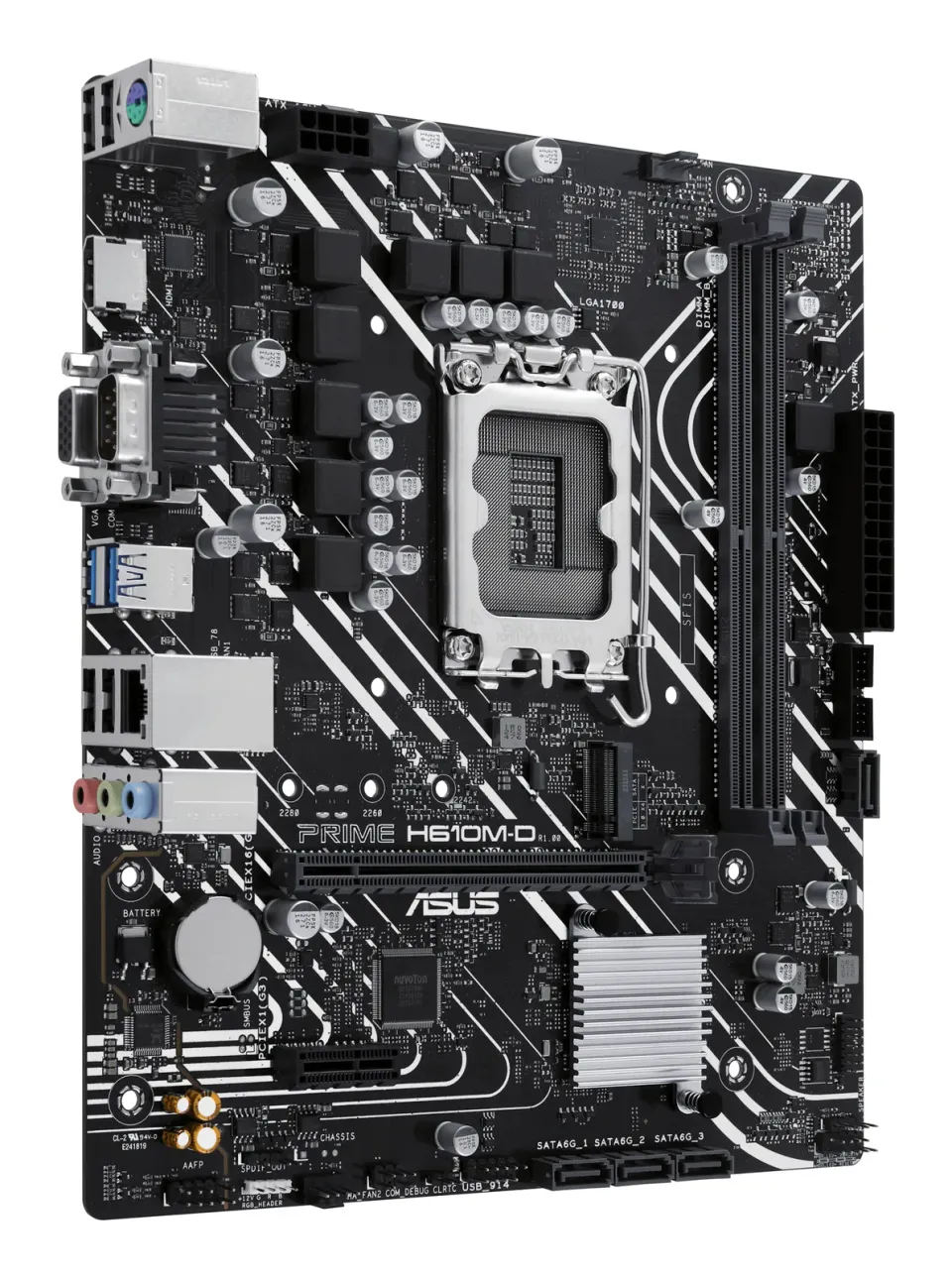 ASUS MB Sc LGA1700 PRIME H610M-D, Intel H610, 2xDDR5, 1xHDMI, 1xVGA, mATX