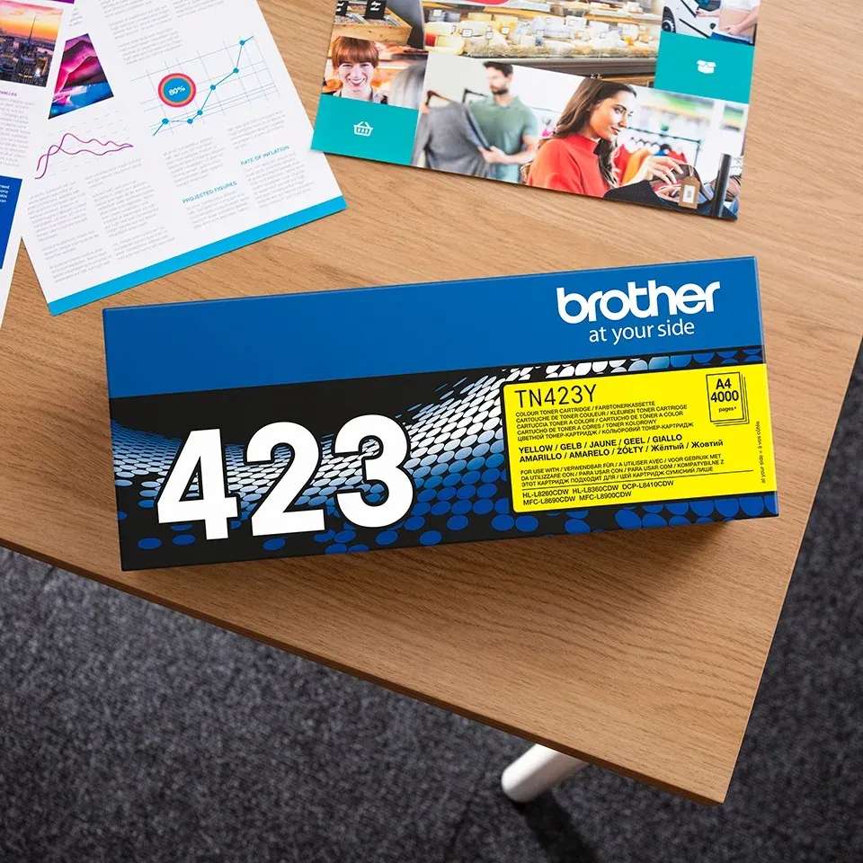 Brother - TN-423Y, toner yellow (až 4 000 stran)