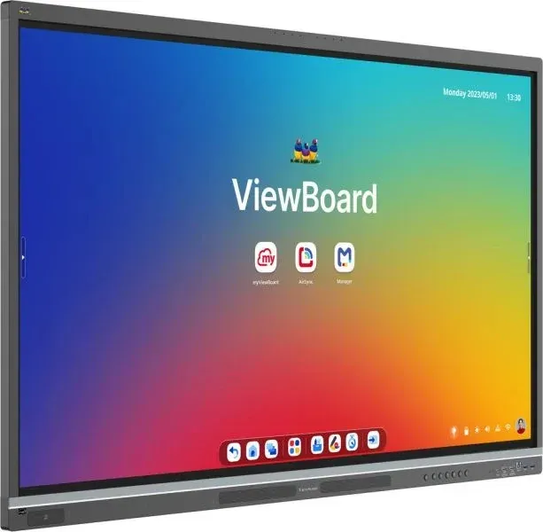 ViewSonic dotykový panel IFP8651 4K 86" Android 14 EDLA, 50 Multi touch,400nits,16G RAM/128GB,OPS slot,HDMI,VGA, DP,USB