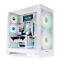 THERMALTAKE Case View 390 Air, ATX, Průhledná bočnice, 2x 120mm Fan, bílá