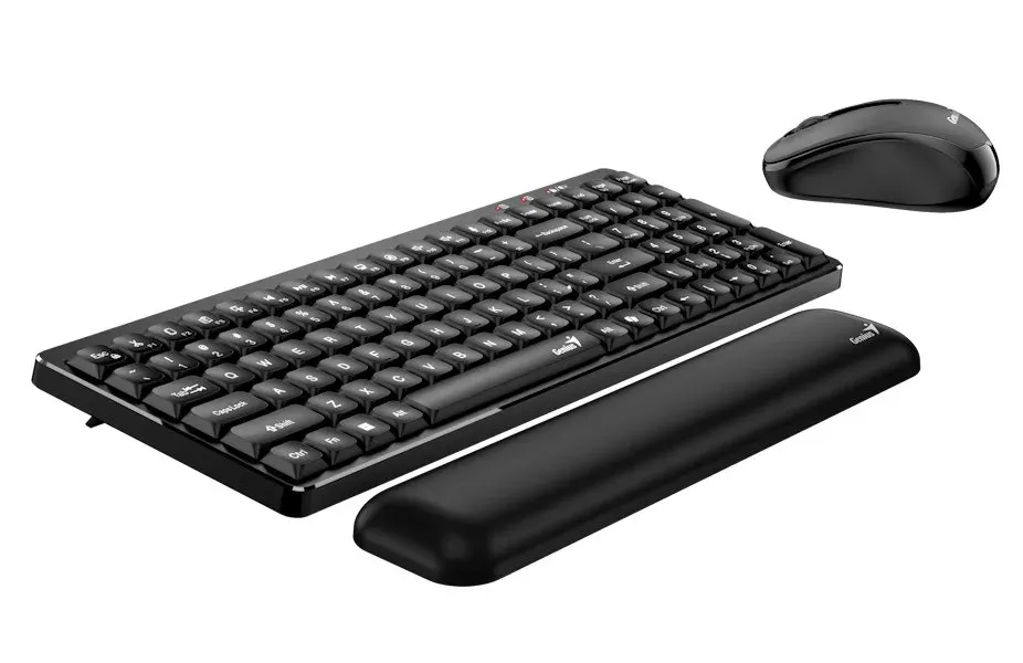 Genius G-WP, Opěrka dlaně, ke klávesnici, 320×75×20mm, pamětová pěna, ergonomick