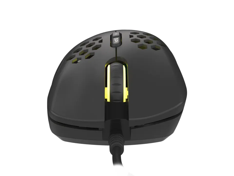 Genesis herní optická myš KRYPTON 555/RGB/8000 DPI/Herní/Optická/8 000 DPI/Drátová USB/Černá
