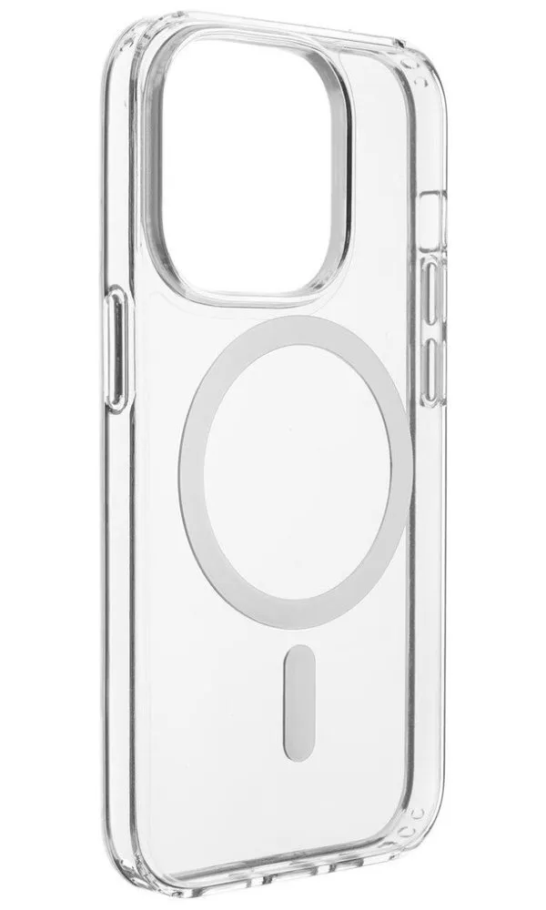 Swissten pouzdro clear jelly MagStick iPhone 14 Pro max transparentní