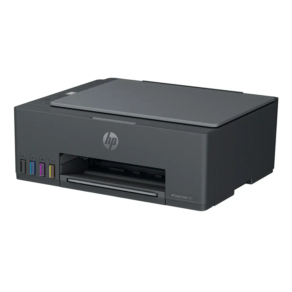 HP Smart Tank 581 – tanková multifunkce A4 (tisk, kopírování, sken), Wi-Fi a Wi-Fi Direct, tisk bez okrajů, inkoust v balení