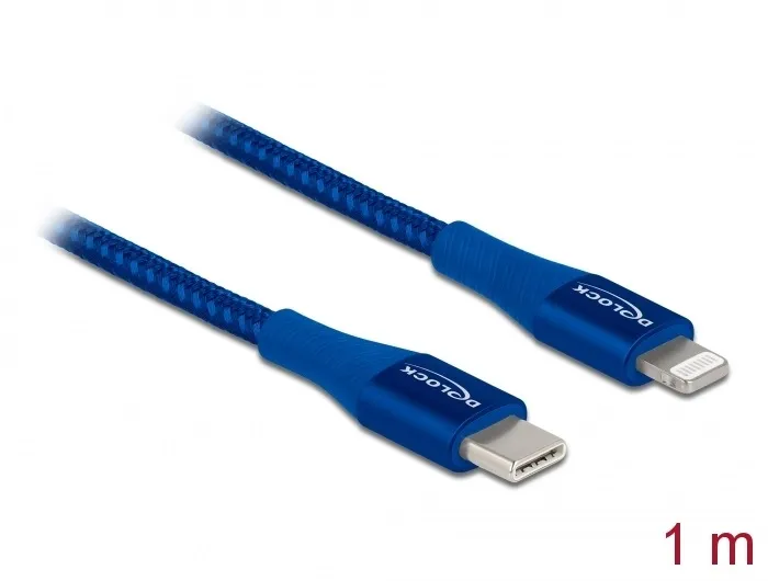 Delock Datový a nabíjecí kabel USB Type-C na Lightning pro iPhone, iPad a iPod m (85416)