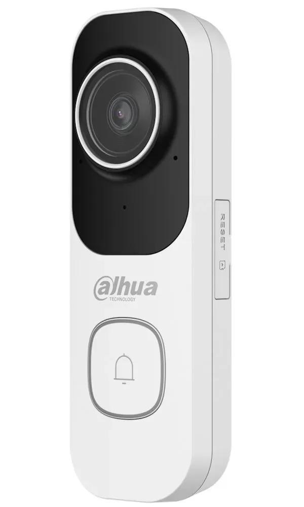 DAHUA chytrý domácí zvonek s kamerou DB41AW/ Wi-Fi/ 4Mpix/ H.265/ krytí IP65/ IR až 10m/ bílý/ CZ app