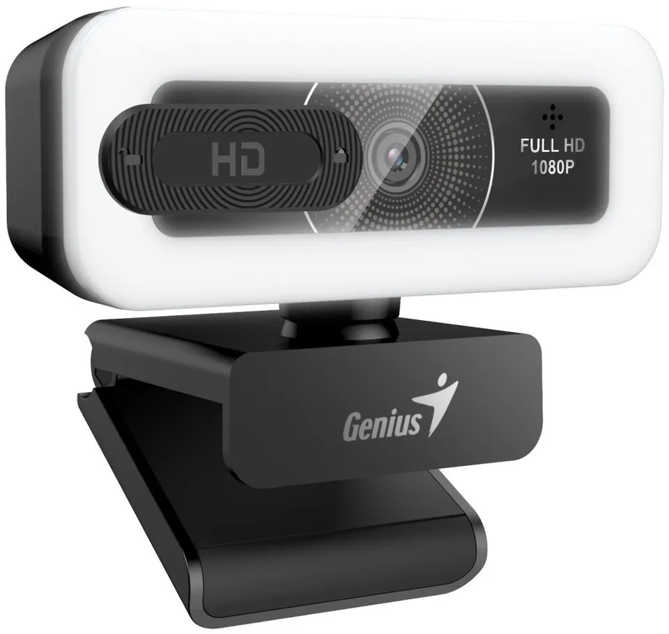 Genius FaceCam Light Webkamera, Full HD 1080p, LED osvětlení, vestavěný mikrofon
