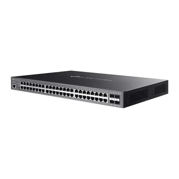 TP-LINK SG3452XMPP Omada 48portový gigabitový a 4portový 10GE SFP+ L2+ řízený switch se 40 porty PoE+ a 8 porty PoE++
