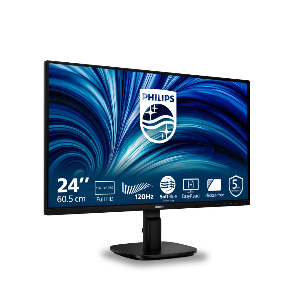 Philips LCD 24B2N2200 23,8" IPS/1920x1080@120Hz/4ms/300cd/VGA/HDMI/DP/Repro/5 le