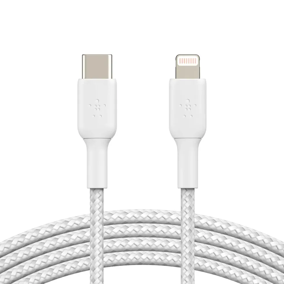 Belkin BOOST CHARGE Lightning/USB-C kabel, 2m, černý - odolný