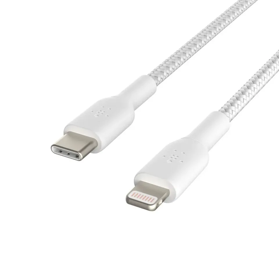Belkin BOOST CHARGE Lightning/USB-C kabel, 2m, černý - odolný