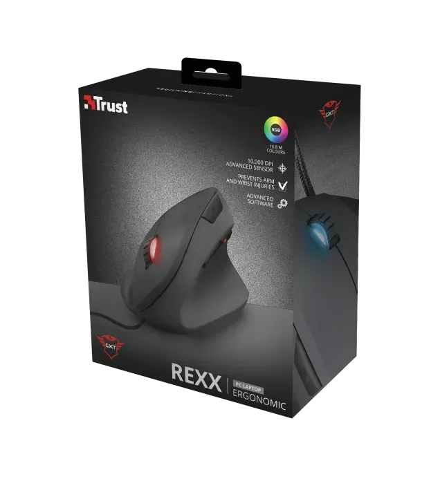 TRUST GXT 144 Rexx Vertical Gaming Mouse