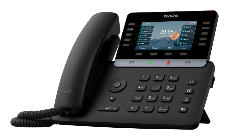 Yealink SIP-T74W SIP telefon, PoE, 4,3", 16 SIP účtů, BT, Wi-Fi