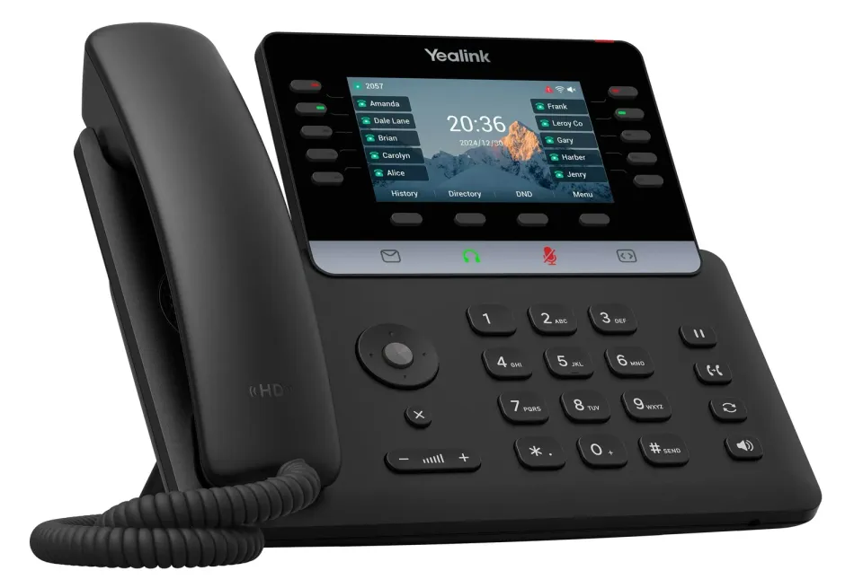 Yealink SIP-T74W SIP telefon, PoE, 4,3", 16 SIP účtů, BT, Wi-Fi