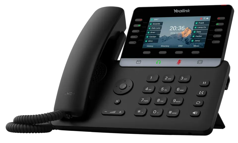 Yealink SIP-T74W SIP telefon, PoE, 4,3", 16 SIP účtů, BT, Wi-Fi
