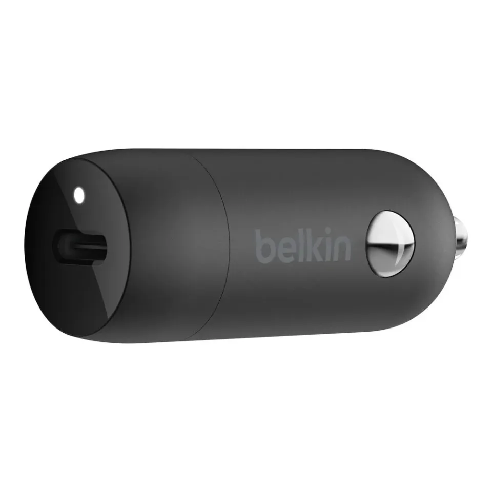 Belkin BOOST CHARGE 30W USB-C Power Delivery PPS nabíječka do auta, černá