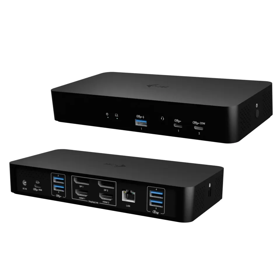 i-tec Universal Intelligent Dual Display Docking Station, Power Delivery 100W