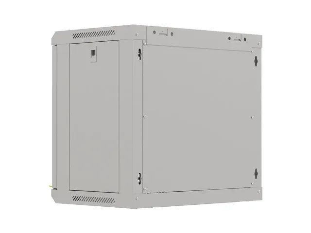 LANBERG 19" RACKOVÁ SKŘÍŇ PRO MONTÁŽ NA STĚNU 9U/540X350 (FLAT PACK) S PROSKLENÝMI DVEŘMI ŠEDÁ