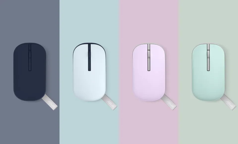 ASUS Marshmallow MD100 Lite/Cestovní/Optická/1 600 DPI/USB+BT/Šedá