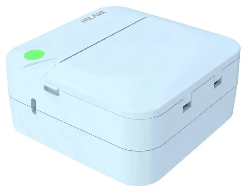 HELMER přenosná termo mini tiskárna TP01/ rozlišení tisku 200dpi/ Bluetooth/ baterie 1000mAh/ micro USB/ Android/ iOS