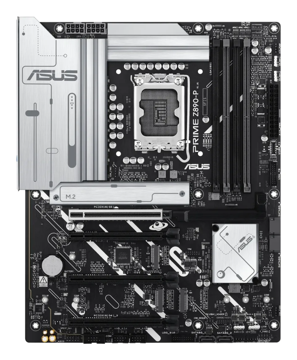 ASUS MB Sc LGA1851 PRIME Z890-P, Intel Z890, 4xDDR5, 1xDP, 1xHDMI, 1xUSB4, ATX