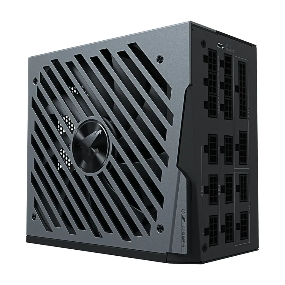 GIGABYTE zdroj GP-AP1200PM, 1200W, 80plus platinum, modular, 140 mm fan