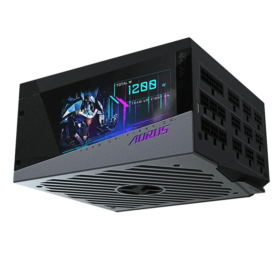 GIGABYTE zdroj GP-AP1200PM, 1200W, 80plus platinum, modular, 140 mm fan