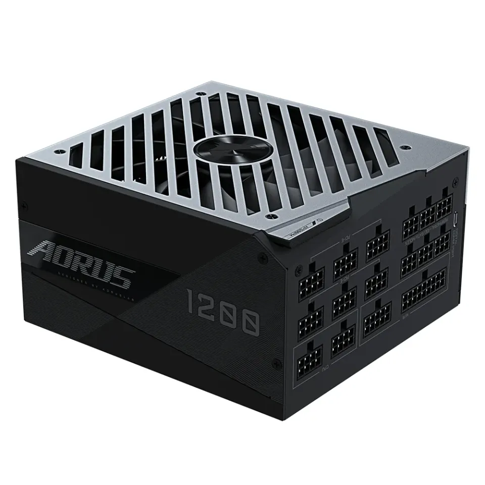 GIGABYTE zdroj GP-AP1200PM, 1200W, 80plus platinum, modular, 140 mm fan
