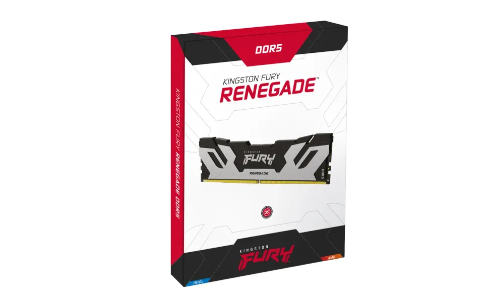 KINGSTON 16GB 8000MT/s DDR5 CL38 DIMM FURY Renegade Silver XMP